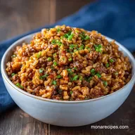 Beef and Rice Casserole for 6 Servings