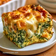 Cottage Cheese Egg Bake with Spinach