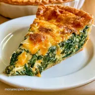 Cottage Cheese Quiche for 6 Servings