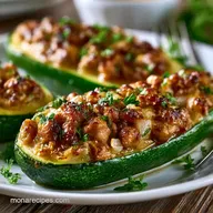 Zucchini Boats with Italian Sausage