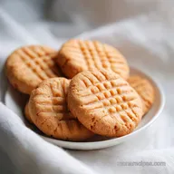 Quick 3 Ingredient Peanut Butter Cookies Baked in 20 Minutes