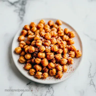 Air Fryer Roasted Chickpeas in 20 Minutes Recipe Card