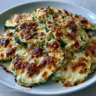 Cheese Melt Zucchini for 4 Servings