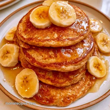 Cottage Cheese Banana Pancakes in 15 Min Recipe Card