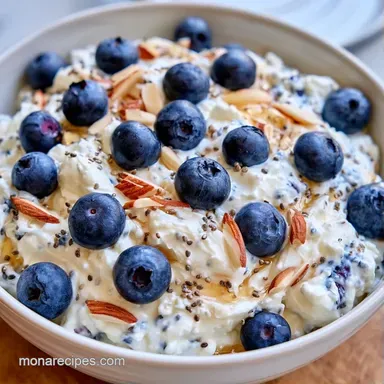 Cottage Cheese Breakfast Bowl in 5 Minutes Recipe Card