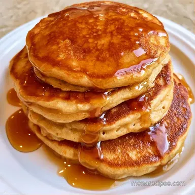 Fluffy Cottage Cheese Pancakes Recipe Recipe Card