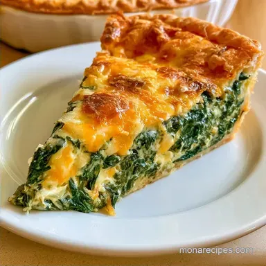 Cottage Cheese Quiche for 6 Servings