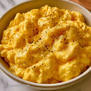 Cottage Cheese Scrambled Eggs for 2