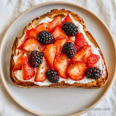 Cottage Cheese Toast in 10 Minutes