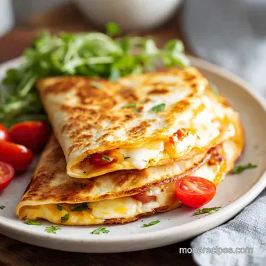 Air Fryer Quesadilla: Crispy Golden Tortilla in 13 Minutes Recipe Card
