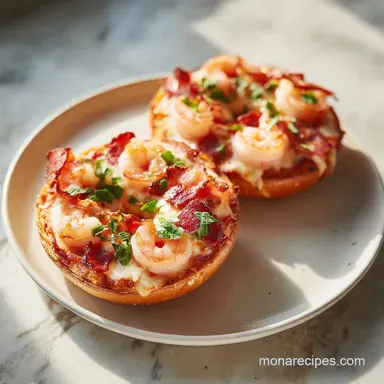 Pizza Bagels: Crispy 10-Minute Baked Snack for 4 Servings Recipe Card