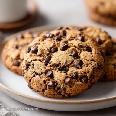 Easy Chewy Chocolate Chip Cookie from Scratch with Vanilla