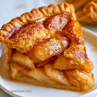 Fresh Pear Pie for 8 Slices Recipe Card