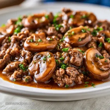 Beef Stroganoff in 30 Minutes Recipe Card