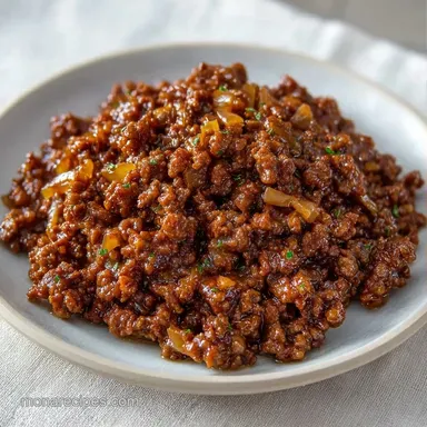Healthy Ground Beef Meal Prep for 4 Recipe Card