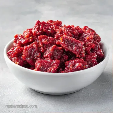 Korean Ground Beef Bowl for 6 Servings Recipe Card