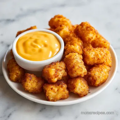 Loaded Potato Tater Tots for 12 Servings: Crispy and Creamy Recipe Card