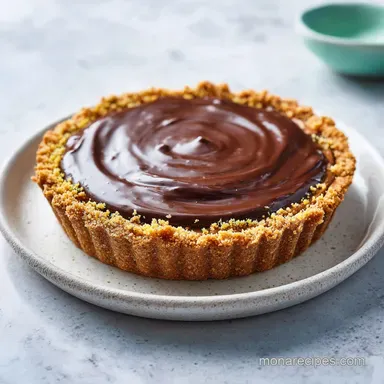 Chocolate Peanut Butter Pie in 15 Min Recipe Card