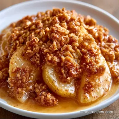 Pear Crisp with Oats in 55 Minutes Recipe Card