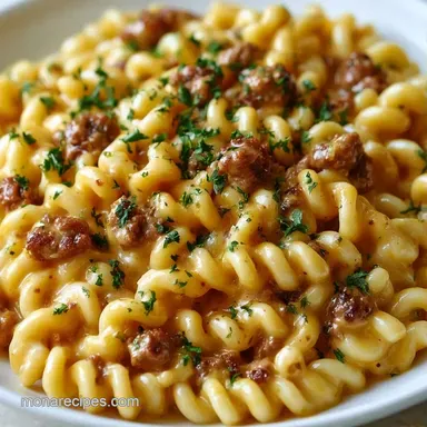 One Pot Beef Pasta in 35 Minutes Recipe Card