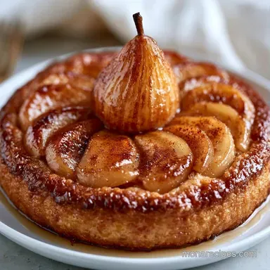 Pear Puff Pastry Tart in 45 Minutes Recipe Card