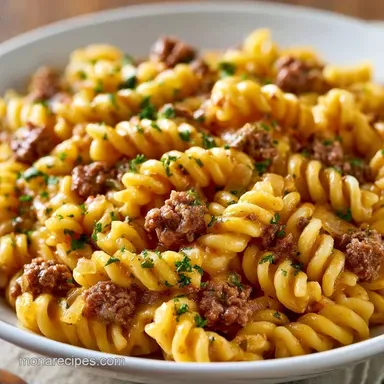 Quick Ground Beef Pasta in 30 Minutes