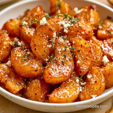 Savory Baked Pears with Thyme Recipe Card