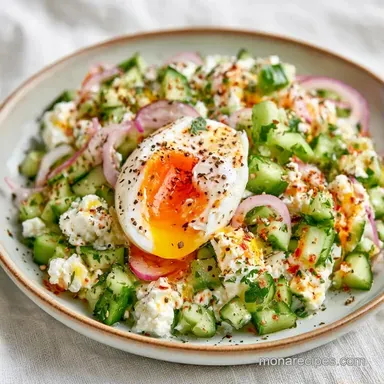 Savory Cottage Cheese Bowl in 10 Minutes Recipe Card