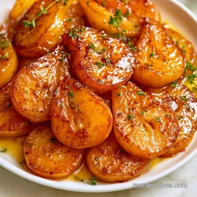 Savory Sauteed Pears in 30 Minutes Recipe Card