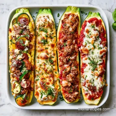 23 Zucchini Boat Recipes: Beef, Turkey & Cheese