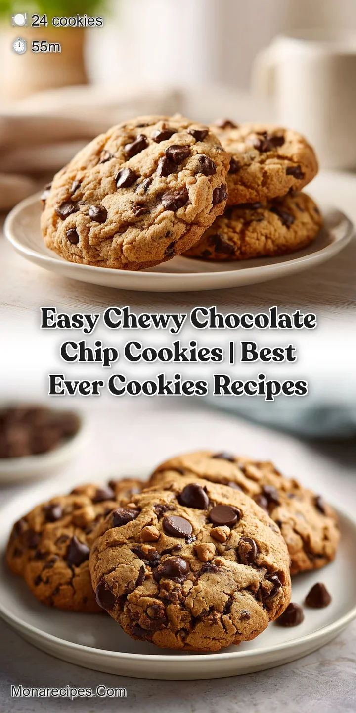 Close-up of a perfectly baked, golden chocolate chip cookie, showcasing gooey, melted chocolate pools and a slightly crisp...