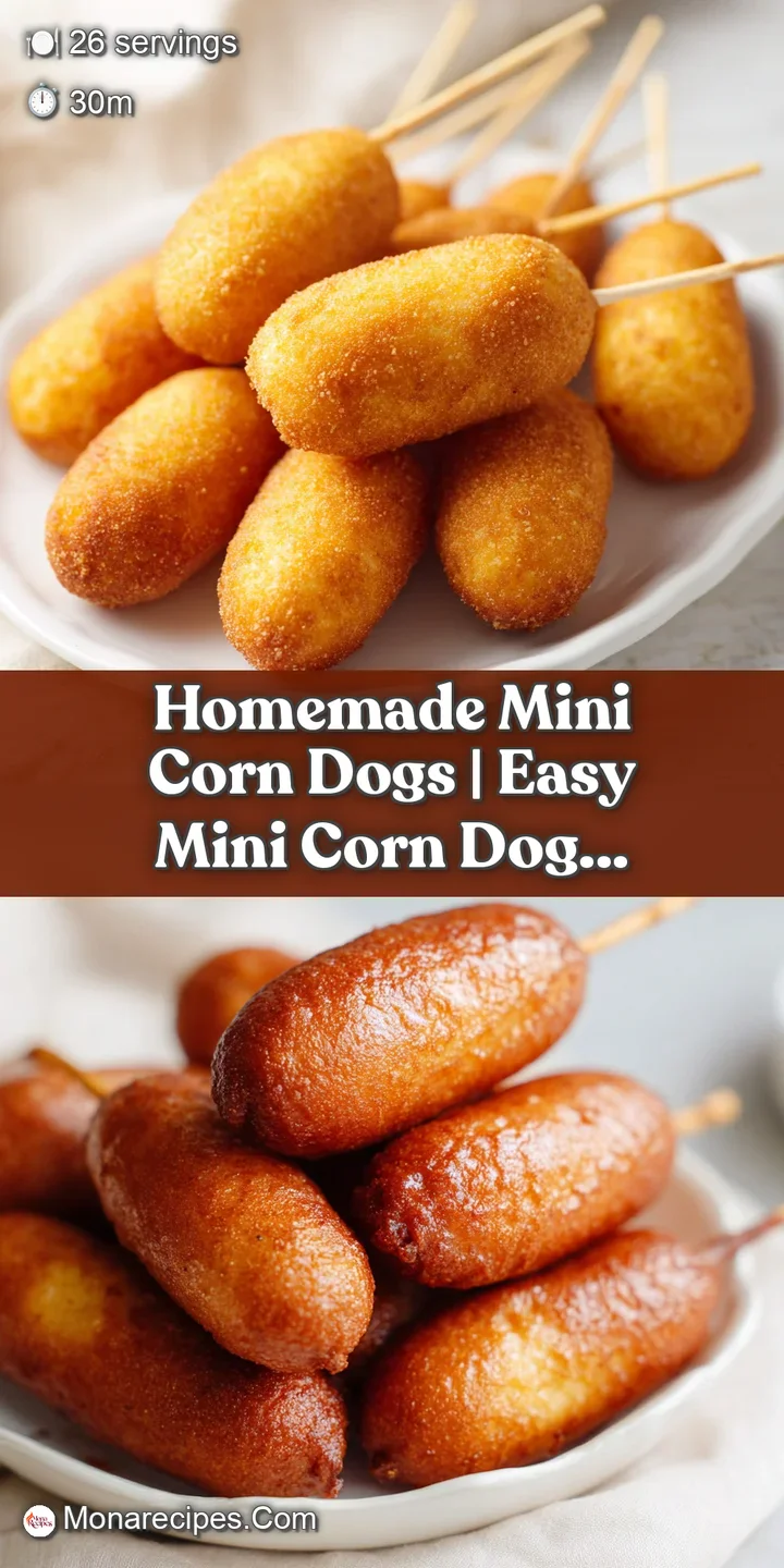 A close-up of a single, perfectly fried corn dog, its crunchy exterior contrasting with the visible cornmeal batter.