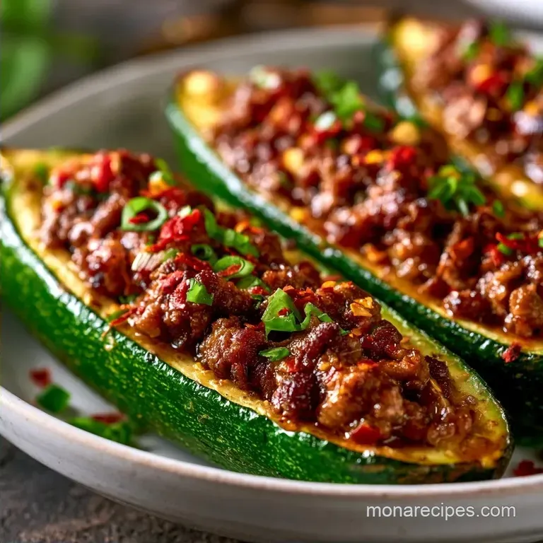 Spicy and Lean Chili Zucchini Boats