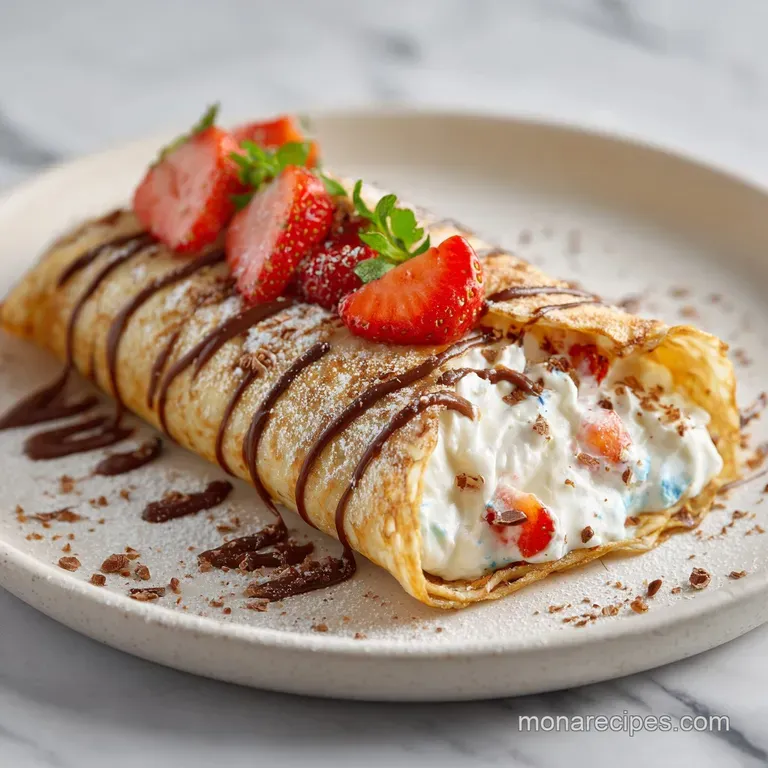 Cream Cheese Crepe Filling: Light and Tangy