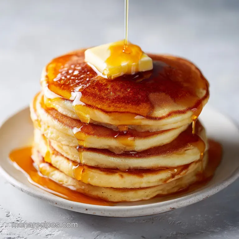 Easy Fluffy Pancakes From Scratch: Golden and Tender