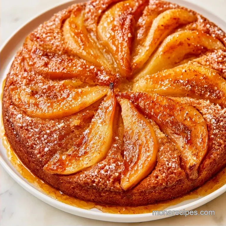 GlutenFree Pear Almond Cake with Almond Flour