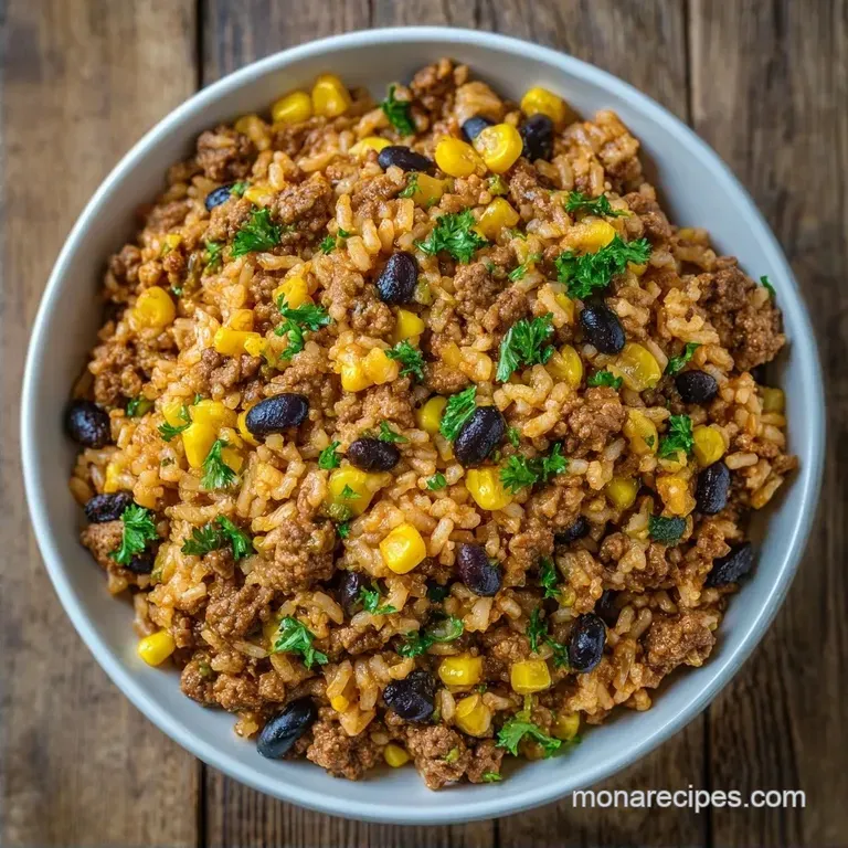 One-Pan Healthy Taco Skillet: Fluffy and Filling