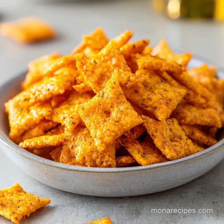 Homemade Cheez Its: Shatteringly Crispy and Savory