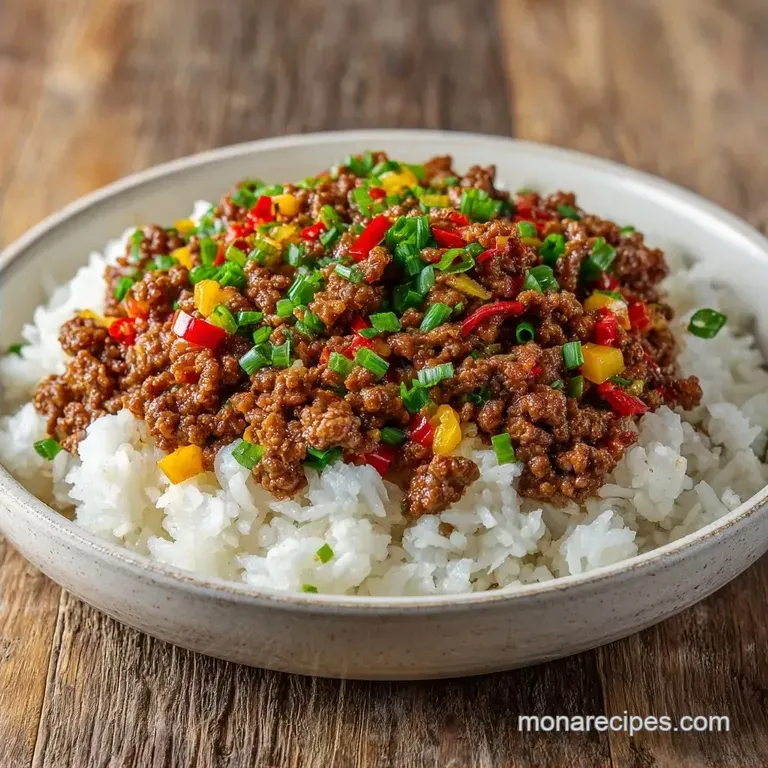 One-Pot Italian Beef and Rice: Savory and Cheesy