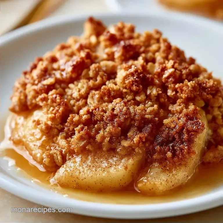 Old Fashioned Pear Crisp with Oats