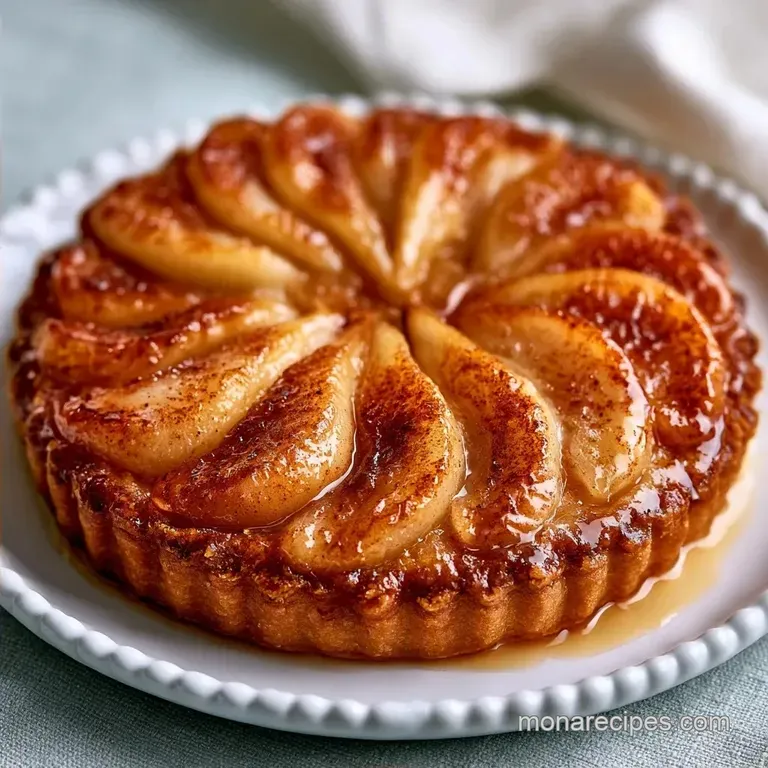 Pear Puff Pastry Tart with Cinnamon