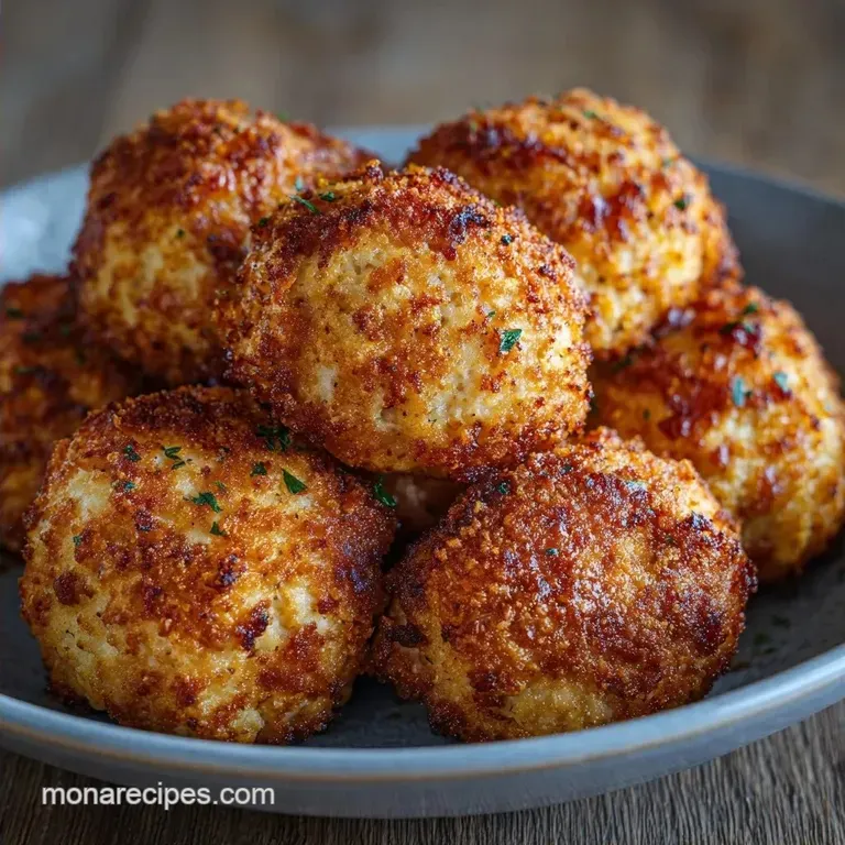 Healthy Turkey Beef Meatballs: Tender and Golden