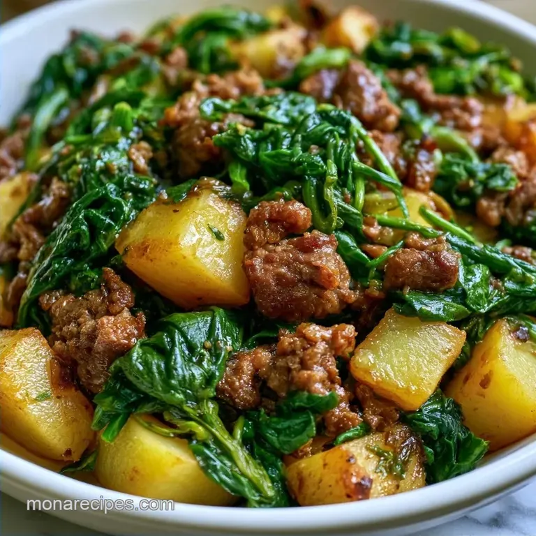 Weeknight Ground Beef Casserole with Gold Potatoes